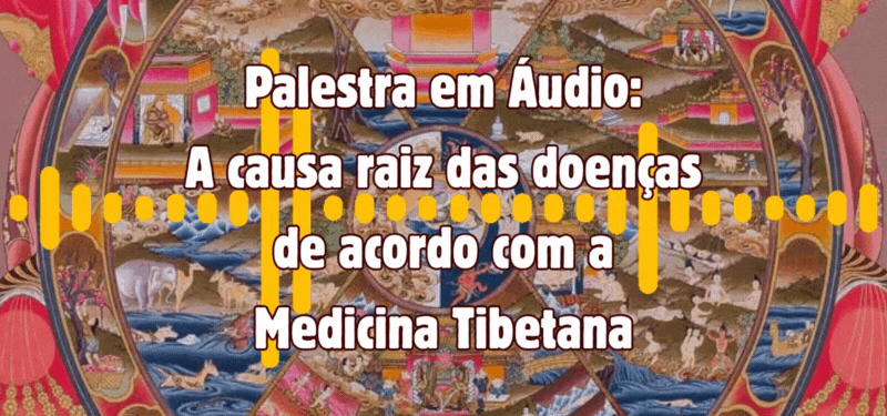 Ouça a palestra: A causa raiz das doenças, de acordo com a Medicina Tibetana